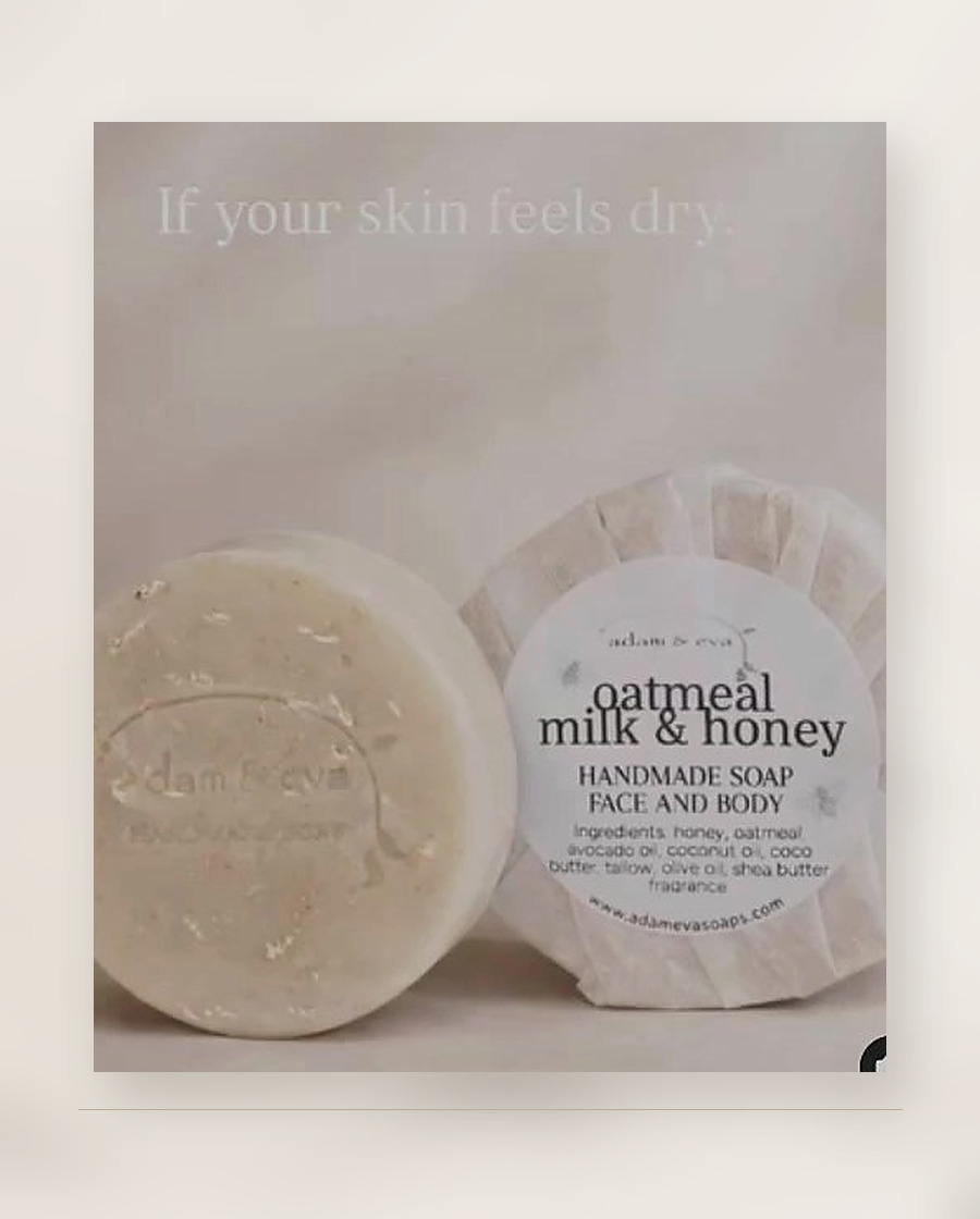 Oatmeal Milk and Honey handmade soap